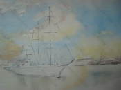 Freestyle Fun 2015, Aquarell, 46x61cm