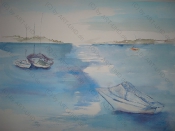 Starnberger Flair 2013, Aquarell, 46x61cm