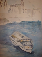 Dresdner Aussichten 2014, Aquarell, 48x36cm